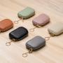 Women's Mini Coin Purse Wholesale Hand Zipper Key Chain Wallet Customization Leather Girl Pouch Makeup Key Chains carteras para mujer