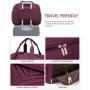 Carry on 2pc/set waterproof trendy overnight crossbody handbag lightweight Weekender outdoor travel luggage garment duffel bags