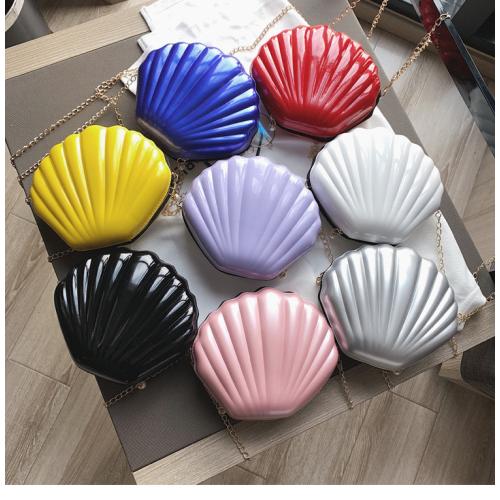 2023 Bright Shell Banquet Shoulder Designer Bags Shell Shaped Bags For Women Evening Candy Small Bag Hot-Selling Wholesale