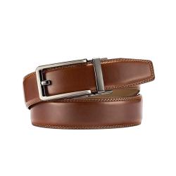 China supplier OEM leather belt long lasting real leather men's belt