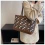 ZR724 Woman Bag Handbag Printing PU Fashion Lady Portable High Quality Shoulder Underarm Bag Girl Versatile Tote Bag Shopping