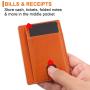 Custom brand Slim Minimalist Front Pocket RFID Blocking Leather Wallets for Men and Women Credit Card Holder