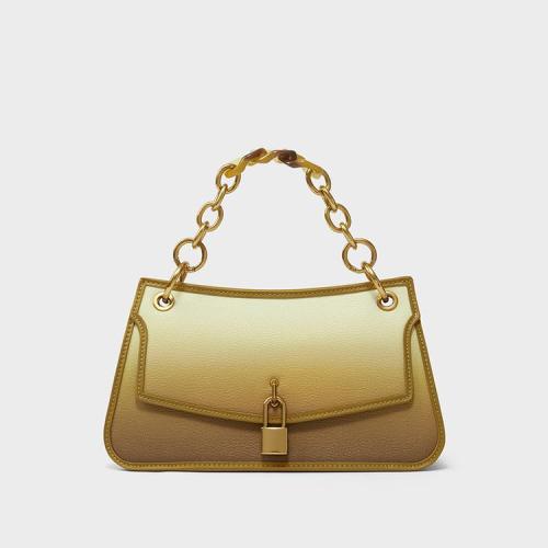 2022 High Quality Female Hand Bags Gradient Color Vegan Custom Brand Crossbody Bags Unique Designer PU Leather Ladies Handbag