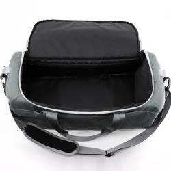 custom logo large capacity overnight duffel bag with shoe pouch eco friendly weekend travel duffle bag for women men