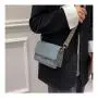 ZR340 2023 Spring New Korean Small Crossbody Small Square Bag Hong Kong Style One Shoulder Broadband Women's Bag