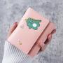 Small wallet women tri-fold short cute simple student wallets multi-card position coin purse cartoon ladies money clip
