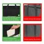 Custom Wholesale Non Woven Fabric Square Picnic Tote Grocery Thermal Shopping Bag Insulation Bag Lunch Cooler Bag With Zipper