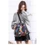 Women's backpack oxford cloth ladies shoulder bag Korean style colorful schoolbag travel backpack