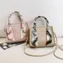 Silk scarf women's handbag 2024 ladies handbag pu leather women's bag diamond chain crocodile crossbody shoulder bag for women