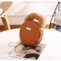 ladies handbag 2024 pu leather wholesale Korean women's shoulder crossbody bag fashion small round bag