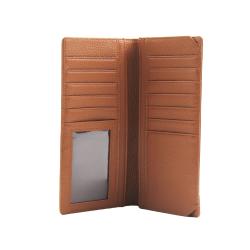 Large Capacity Best Leather Bifold Men Card Holder Travel Wallet Cover Long Wallet