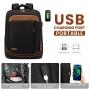 LOVEVOOK Large Daypack with USB Port School Computer Bag 17 Inch Laptop Business College Bookbag for Men Women Travel Backpack