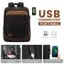 LOVEVOOK Large Daypack with USB Port School Computer Bag 17 Inch Laptop Business College Bookbag for Men Women Travel Backpack