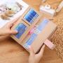 2024 New Ladies Korean Version Hollow Leaf Wallet Waterproof Long Card Bag Clutch with Open Closure Zipper