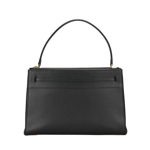 Korea Style Casual Ladies Handbags Custom Classic Black Pu Leather Hand Bag For Luxury Women