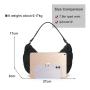 2024 new pleated bag multi-layer zipper design women's universal shoulder fashion underarm line bag