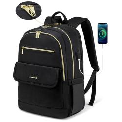 LOVEVOOK Girls Teenager School Bag Waterproof Casual Anti-Theft Daypack college office bag travel laptop backpack with USB Damen