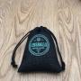 Black Burlap Drawstring Bag For Packaging