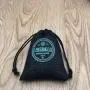 Black Burlap Drawstring Bag For Packaging