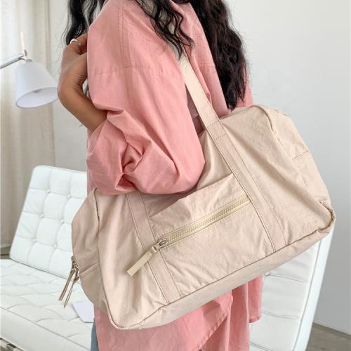 2024 new casual multi-pocket large capacity South Korean Tote bag girl class nylon single shoulder bag