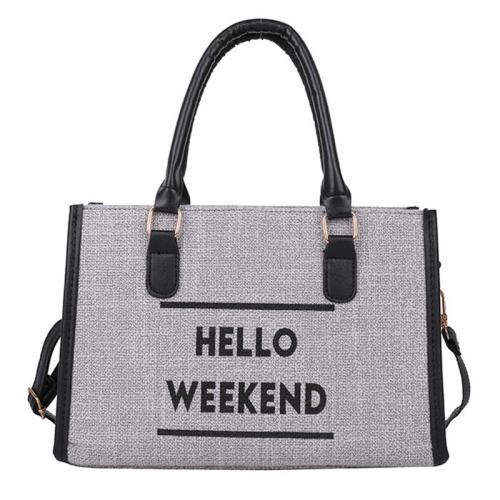 KBW373 New Fashion Women Single Shoulder Bag Ladies Summer Canvas Bag Large Capacity Women Handbag Female Luxury Tote Bags