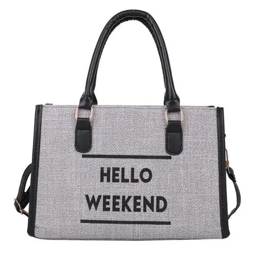 KBW373 New Fashion Women Single Shoulder Bag Ladies Summer Canvas Bag Large Capacity Women Handbag Female Luxury Tote Bags