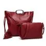 Cheap promotion stock lady handbag Mother's package pu leather tassel bag