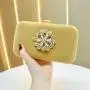 New arrival evening handbag diamond suede inlay clutch bag women party purse handbag clutch evening bags