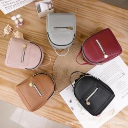 Korean style ladies small schoolbag 2024 mini backpacks for women manufacturers wholesale shoulder bag