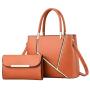 High Quality bolsos de mujer Totebag Clutch Mini Purse 2 Pcs Set Custom Leather Bag Handbag For Women