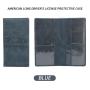 HR558 Driver's License Cover Explosion Car Insurance Leather Case Passport Case with Letter PU Ticket Protective Card Holder Bag