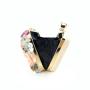 Fashion Flower Decoration Luxury Handmade Beaded Clutch Handbag High Quality Beautiful Flowers Handbags For Women