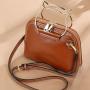 2024 Custom Genuine Leather Shell Bag Handbag For Women Luxury With Cat Metal Handle