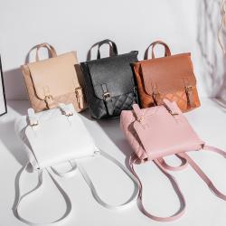 Schoolbag wholesale women bag 2024 new lady backpack large capacity backpack straw bag simple shoulder bag