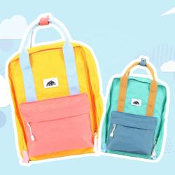CHANGRONG Custom Waterproof Polyester Lining Unisex Fashion Style Children's Tote Backpack  with Zipper Closure