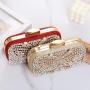 Women Evening Clutch Bag Wedding Ladies Party Purse Lady Clutches Bags Rhinestone Butterfly Pattern Clutch Evening Bags