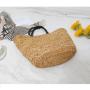 Summer Vacation Straw Beach Bags for Women Trendy Woven Tote Bucket Bags Shoulder Handbags Large Beach Bag for Women for Holiday