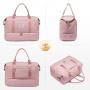 LOVEVOOK Wholesale spend the night duffel handbags carry on suitcase sets pink duffle gym bags women luggage travel bags
