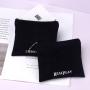 Custom Logo Printing Velvet Zipper Purse Cosmetic Lipstick Storage Bag Velvet Makeup Zipper Pouch