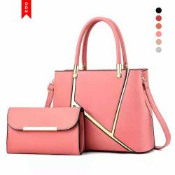 High Quality bolsos de mujer Totebag Clutch Mini Purse 2 Pcs Set Custom Leather Bag Handbag For Women