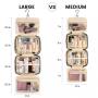 Waterproof Travel Makeup Bag with Hanging Hook Travel accessories Cosmetic Bag Travel Organizer luxury Toiletry Bag for Women