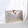 New Banquet Handheld Leaf Chain Small Square Bag