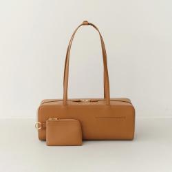 2024 korea's Style Customize High Quality Smooth PU Leather Bag Underarm Bag Trendy Shoulder bag and Small Purse For Women