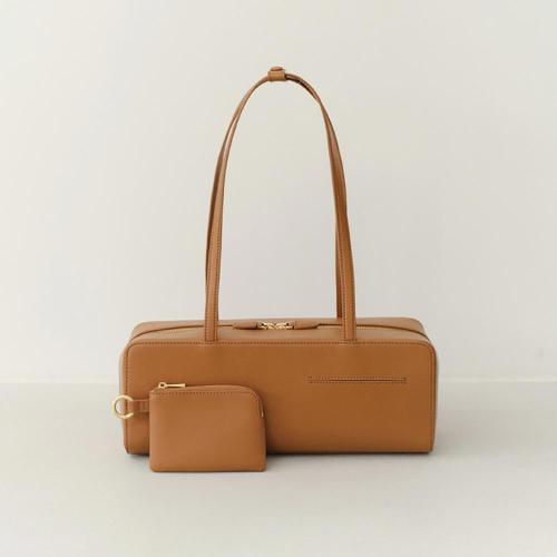 2024 korea's Style Customize High Quality Smooth PU Leather Bag Underarm Bag Trendy Shoulder bag and Small Purse For Women