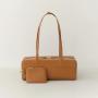 2024 korea's Style Customize High Quality Smooth PU Leather Bag Underarm Bag Trendy Shoulder bag and Small Purse For Women
