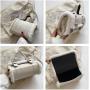 CCF299 Winter Faux Fur Handbag Designer Small Soft Plush Crossbody Bags for Women Fashion Wide Strap Women Shoulder Bag Mini Bag