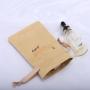 Custom Logo Printing Small Canvas Drawstring Cosmetic Skincare Products Storage Bag Cotton Canvas Gift Makeup Pouch
