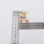Keymay Populuar RTS Low MOQ Stock Fast Shipping A-Z 26 Letters Self-Adhensive Patch Embroidery Alphabet Stickers Rainbow Patch
