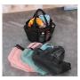 ZR437 Portable Mesh Beach Polyester Bag Make Up Travel Storage Washing Bag Swimming Multiple Pockets Swimming Travel summer bag