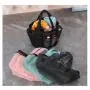 ZR437 Portable Mesh Beach Polyester Bag Make Up Travel Storage Washing Bag Swimming Multiple Pockets Swimming Travel summer bag